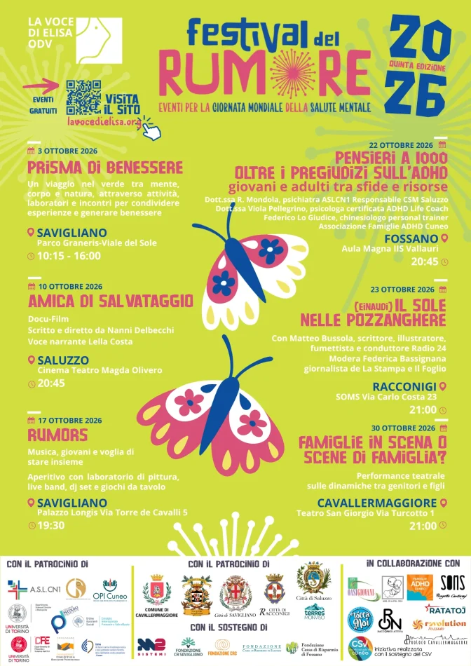 Locandina Festival del Rumore - 2026